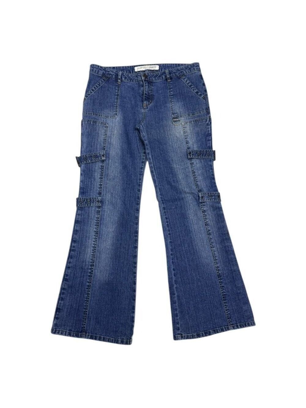 YOUNIQUE Vintage Y2K Flared Bootcut Casual Denim Jeans Womens 12